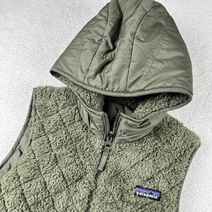Patagonia Olive Green Hooded Vest